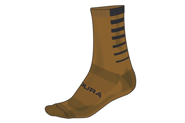 Ponožky ENDURA Coolmax Stripe (2-balení) Trail Bronze