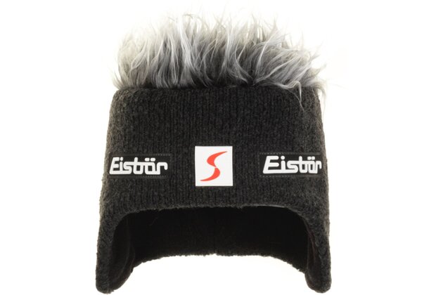 Dětská čepice EISBÄR Penny MÜ SP Grey/Black