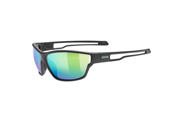 Brýle UVEX Sportstyle 806 Black Matt/Mir.Green S3