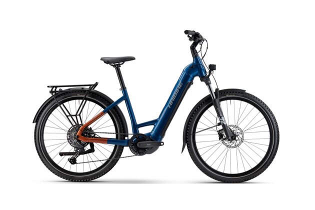 HAIBIKE Trekking 4 Low Blue/Orange/Silver Glossy