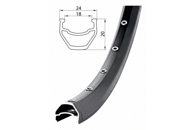 Ráfek REMERX Sting 29" 32 děr