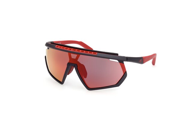 Sluneční brýle ADIDAS Sport SP0029-H Matte Black/Roviex Mirror Sluneční brýle ADIDAS Sport SP0029-H Matte Black/Roviex Mirror