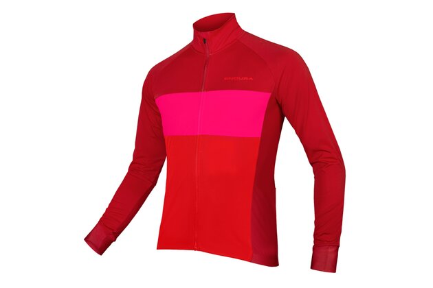 Dres s dlouhým rukávem ENDURA FS260-Pro Jetstream Red