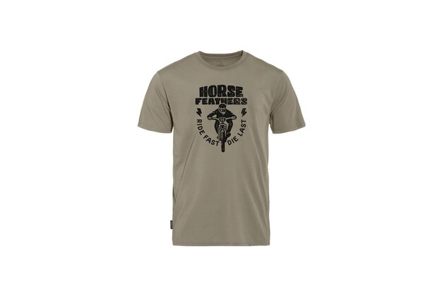Funkční triko HORSEFEATHERS Full Send Taupe