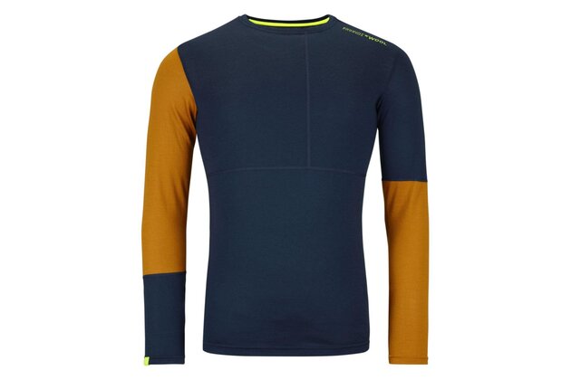 Triko s dlouhým rukávem ORTOVOX 185 Rock'N'Wool Deep Ocean