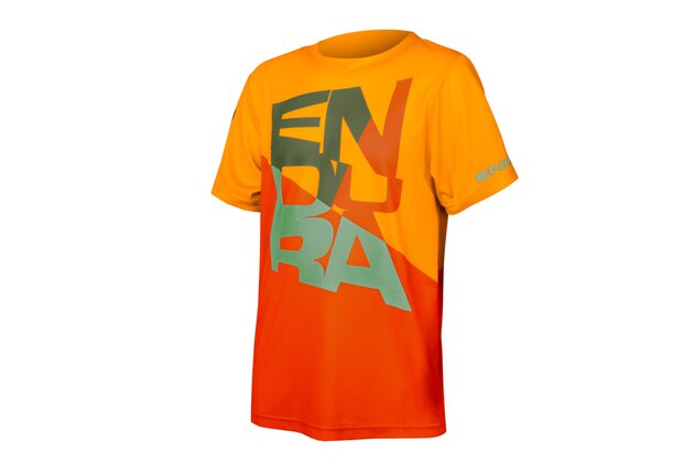 Dětský Dres ENDURA SingleTrack Core Tee Tangerine