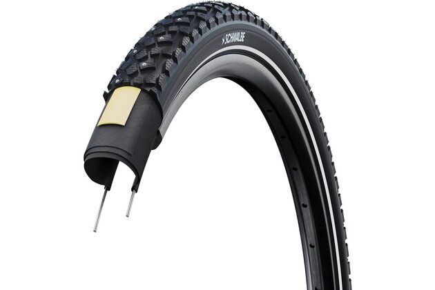 Plášť SCHWALBE Motion Spike K-Guard TwinSkin drát WiC Black+Reflex