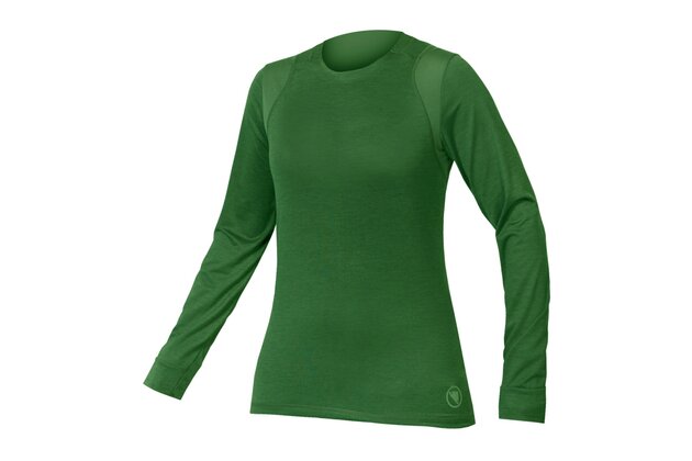 Dámský dres s dlouhým rukávem ENDURA SingleTrack Machair Green