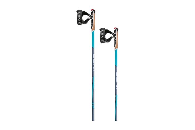 Běžecké hole LEKI CC 450 Mint-Dark Denim-White