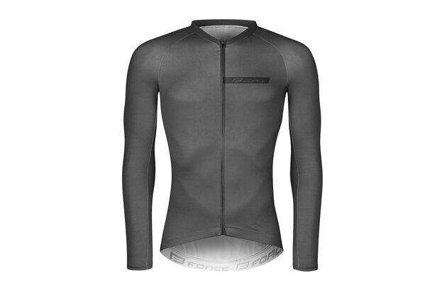Dres s dlouhým rukávem FORCE Charm Grey