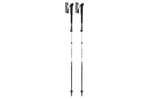 Trekingové hole LEKI Skytera FX Carbon, White-Black-Orange 110-130 cm