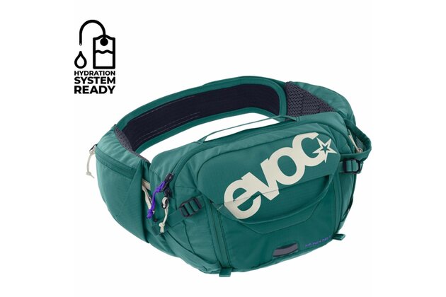 Ledvinka EVOC Hip Pack Pro 3 + Hydration Bladder 1,5l Bottle Green