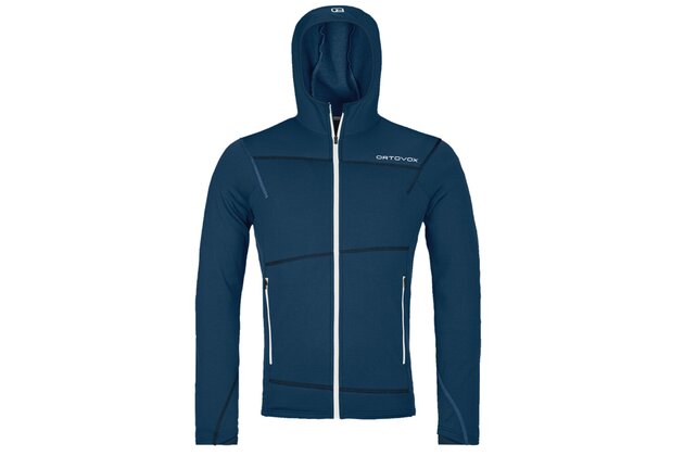 Mikina ORTOVOX Fleece Hoody Deep Ocean