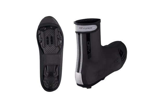 Návleky na tretry FORCE Pu Dry MTB Black