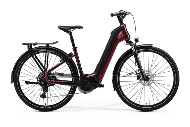 MERIDA eSPRESSO CITY 400 EQ Burgundy Red (Black)