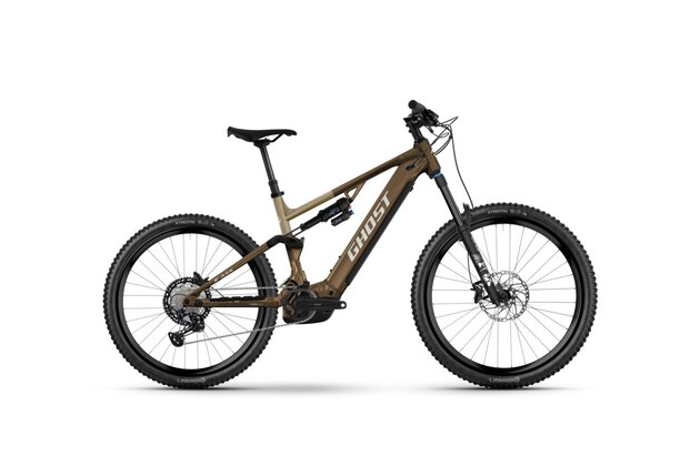 GHOST E-ASX Advanced Brown Bear/Stone Glossy