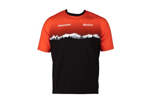 Volný dres SANTINI Sasso Mojekolo Red