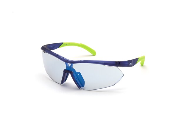 Sluneční brýle ADIDAS Sport SP0016 Matte Blue/Blue Mirror Photochromic Sluneční brýle ADIDAS Sport SP0016 Matte Blue/Blue Mirror Photochromic