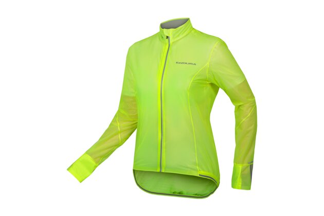 Dámská bunda ENDURA FS260-Pro Adrenaline Race Cape II Hi-Viz Yellow