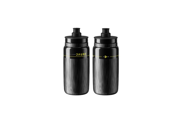 Láhev ELITE Fly Tex Maillot Jaune Black 550ml