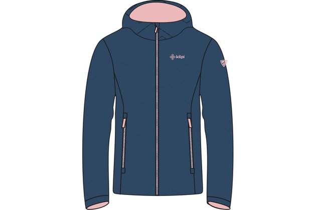 Dětská zateplená bunda KILPI Rebekig Dark Blue