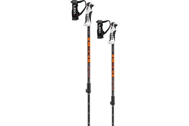 Hole LEKI Drifter Vario S black-dark anthracite-neonorange