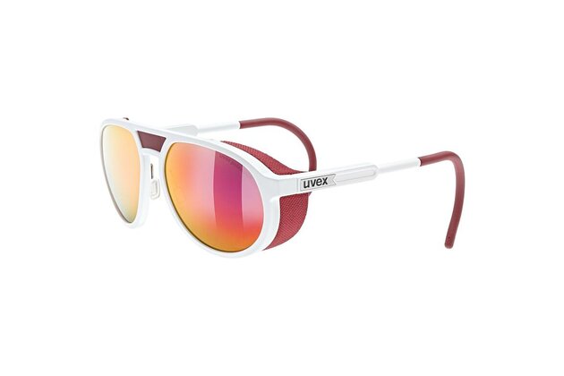 Brýle UVEX MTN Classic P White Matt/Mirror Red