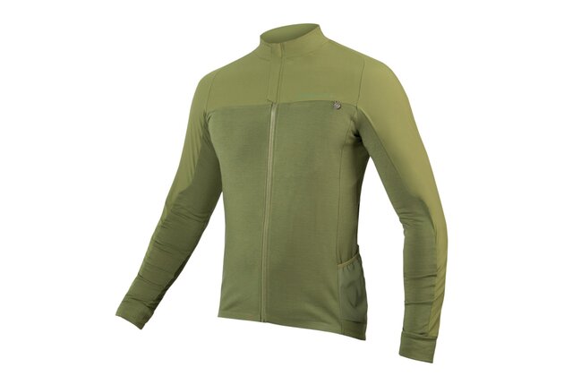 Dres s dlouhým rukávem ENDURA GV500 Olive Green