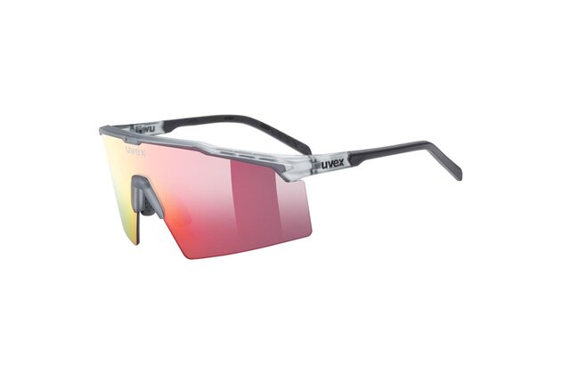 Brýle UVEX Flowline Smoke Matt / Mir.Red S2