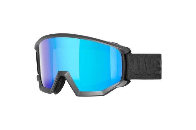 Brýle UVEX Athletic CV Black Matt/Blue-Green S2