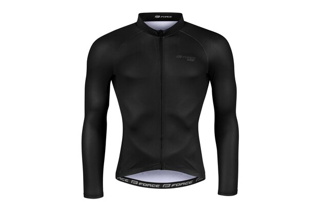 Dres s dlouhý rukávem FORCE Pure Black