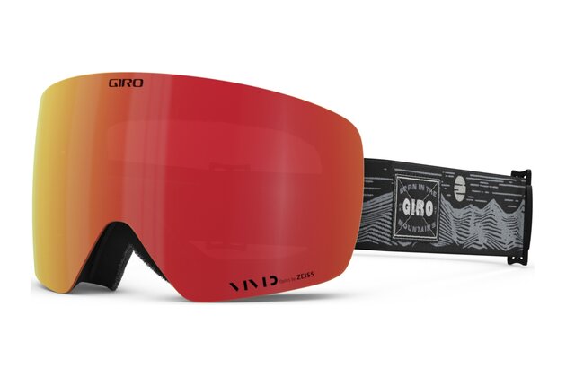 Brýle GIRO Contour Black/White Landscape Vivid Ember/Vivid Infrared (2 skla)