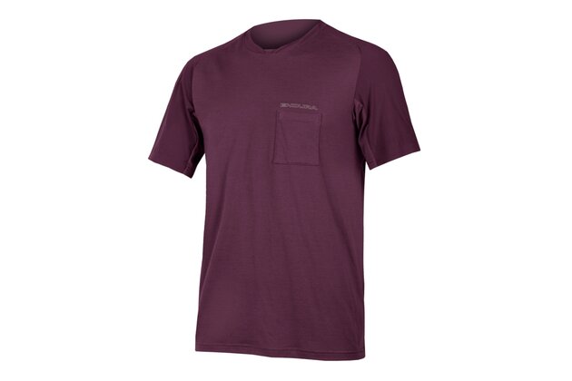 Triko ENDURA GV500 Foyle T Aubergine