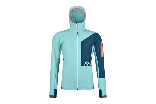 Dámská bunda s kapucí ORTOVOX Berrino Ice Waterfall