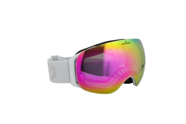Brýle BLIZZARD 999 MDAVZSPFO, white shiny, amber2, pink revo