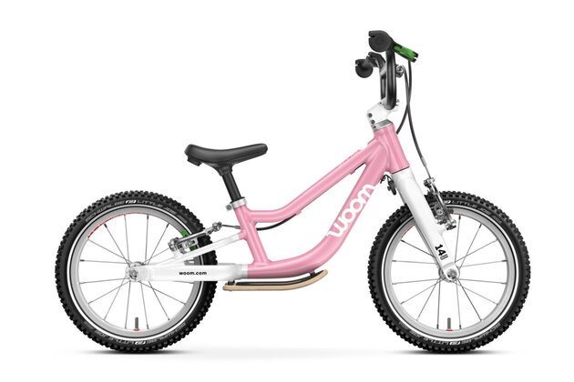 Odrážedlo WOOM GO 1 Plus Powder Pink