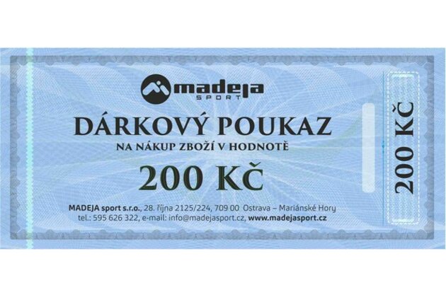 Dárkový poukaz v hodnotě 200,-