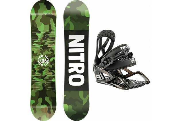 Dětský snowboardový set NITRO RIPPER KIDS + vázání CHARGER MICRO