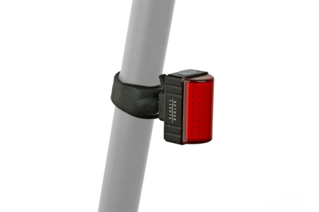 Zadní světlo AUTHOR A-SQUARE USB COBLED 100LM