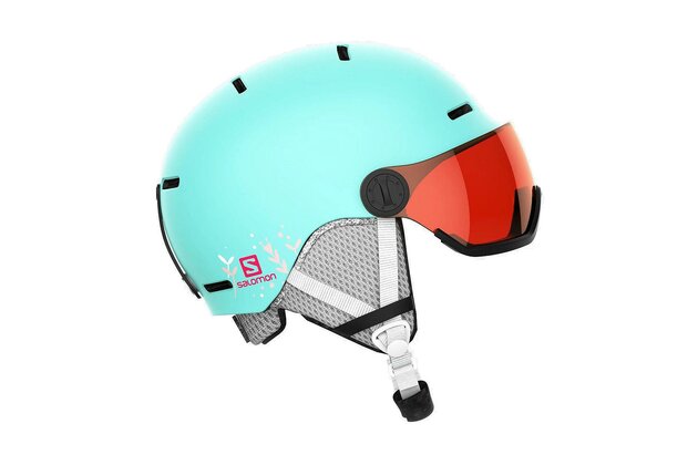 Lyžařská helma SALOMON GROM VISOR JR