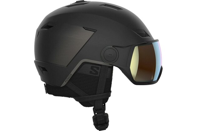 Lyžařská helma SALOMON PIONEER LT VISOR SIGMA GOJI RED