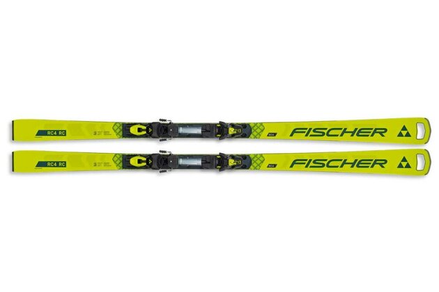 Sjezdové lyže FISCHER RC4 WORLDCUP RC PRO YELLOW BASE (set s vázáním)