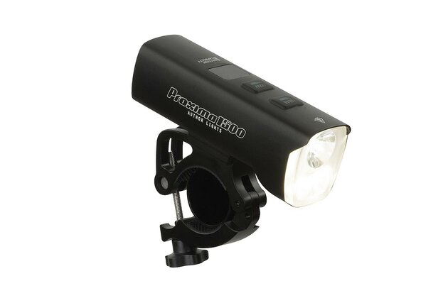 Přední světlo AUTHOR PROXIMA 1500 lm / HB 22-38 mm
