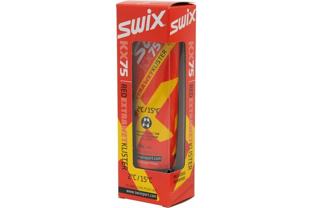 SWIX KLISTER KX75 RED EXTRA WET