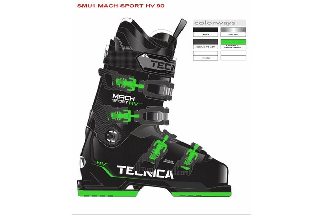 Lyžařské boty TECNICA MACH1 SPORT 90 HV SMU, model 2018/19