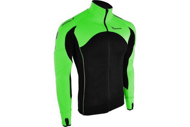 Mikina SILVINI 8/9 MJ712 MATESE XL BK/GREEN