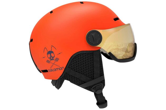 Lyžařská helma SALOMON GROM VISOR, model 2019/20