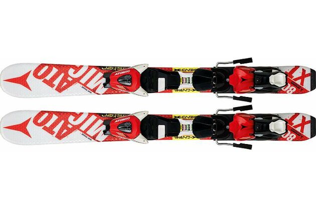 Lyže ATOMIC REDSTER JR I + XTE 045, model 2014/2015 (set s vázáním)