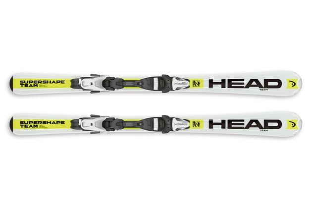 Sjezdové lyže HEAD SUPERSHAPE TEAM LR, model 2015/16 + vázání LRX 4,5