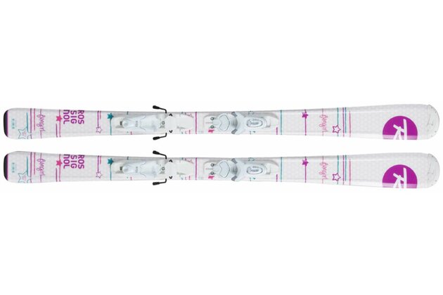 Sjezdové lyže ROSSIGNOL FUN GIRL 100-130, model 2017/18 (set s vázáním)